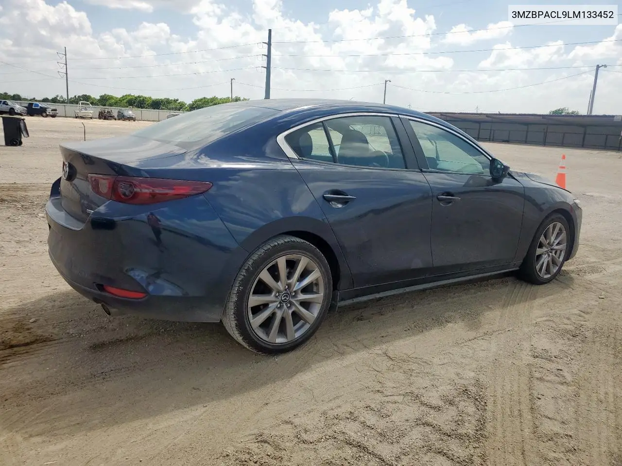 2020 Mazda 3 Select VIN: 3MZBPACL9LM133452 Lot: 60001605