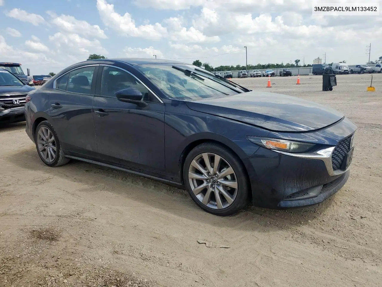 2020 Mazda 3 Select VIN: 3MZBPACL9LM133452 Lot: 60001605
