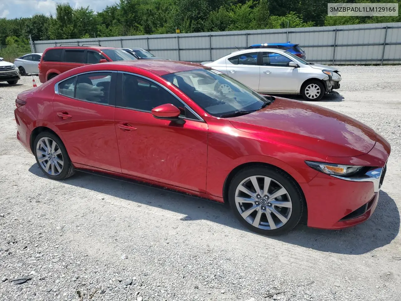 2020 Mazda 3 Preferred VIN: 3MZBPADL1LM129166 Lot: 60512145