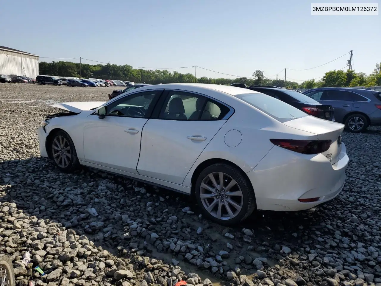 2020 Mazda 3 Select VIN: 3MZBPBCM0LM126372 Lot: 61620205