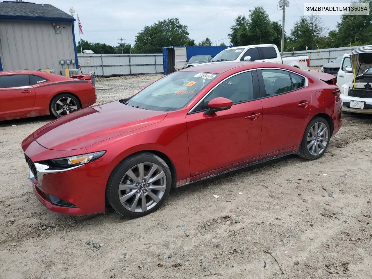 2020 Mazda 3 Preferred VIN: 3MZBPADL1LM135064 Lot: 62384945