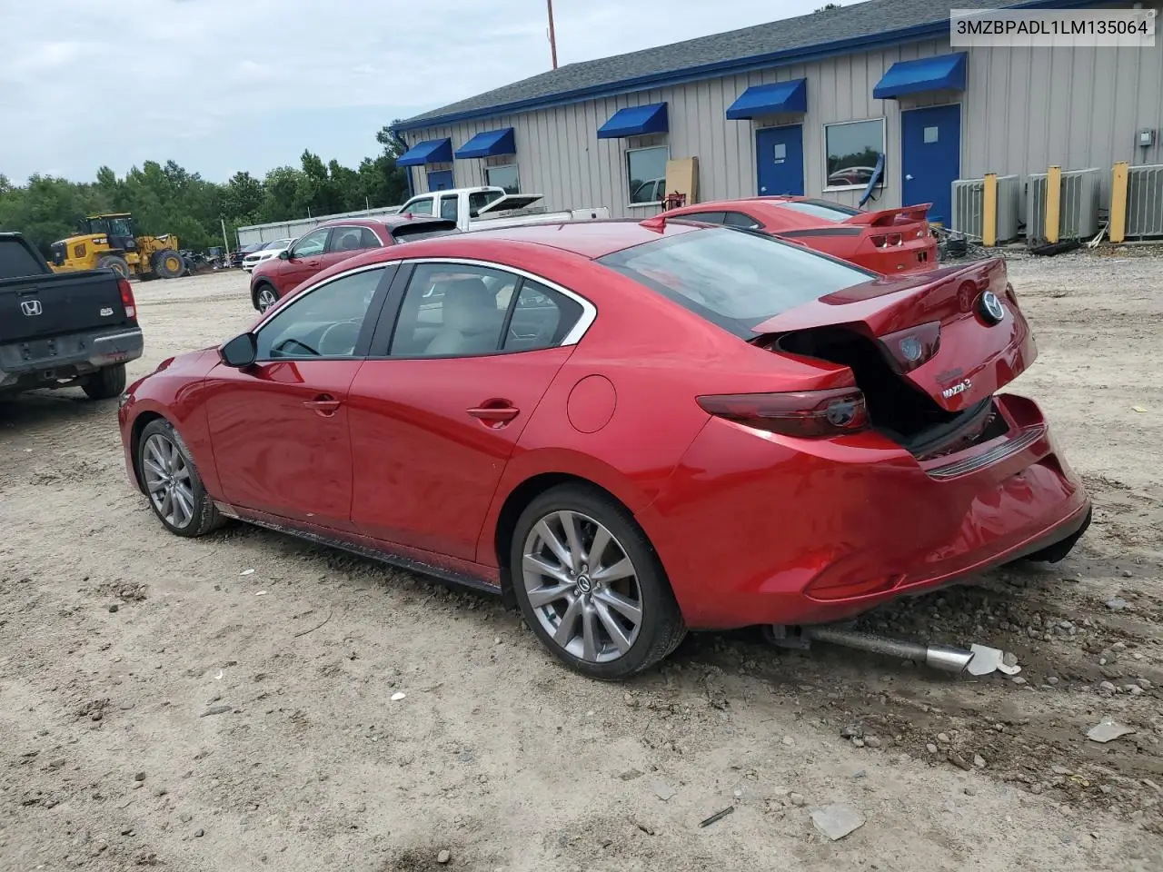 2020 Mazda 3 Preferred VIN: 3MZBPADL1LM135064 Lot: 62384945