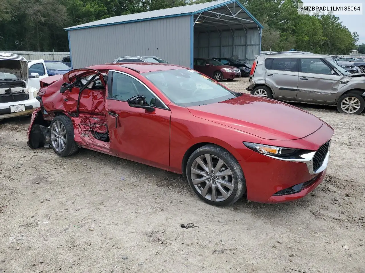 2020 Mazda 3 Preferred VIN: 3MZBPADL1LM135064 Lot: 62384945