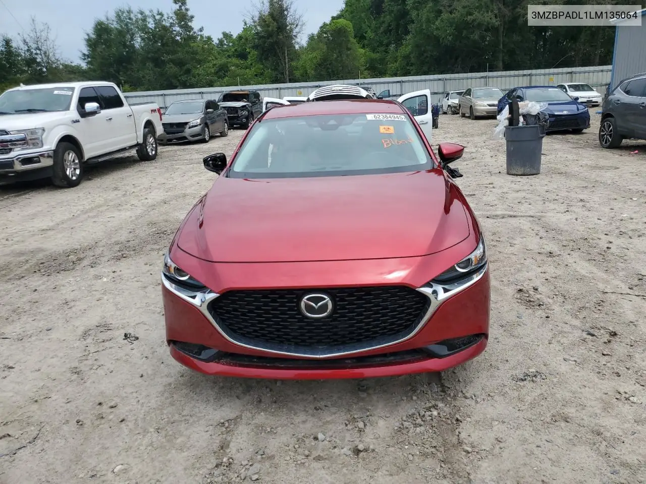 2020 Mazda 3 Preferred VIN: 3MZBPADL1LM135064 Lot: 62384945