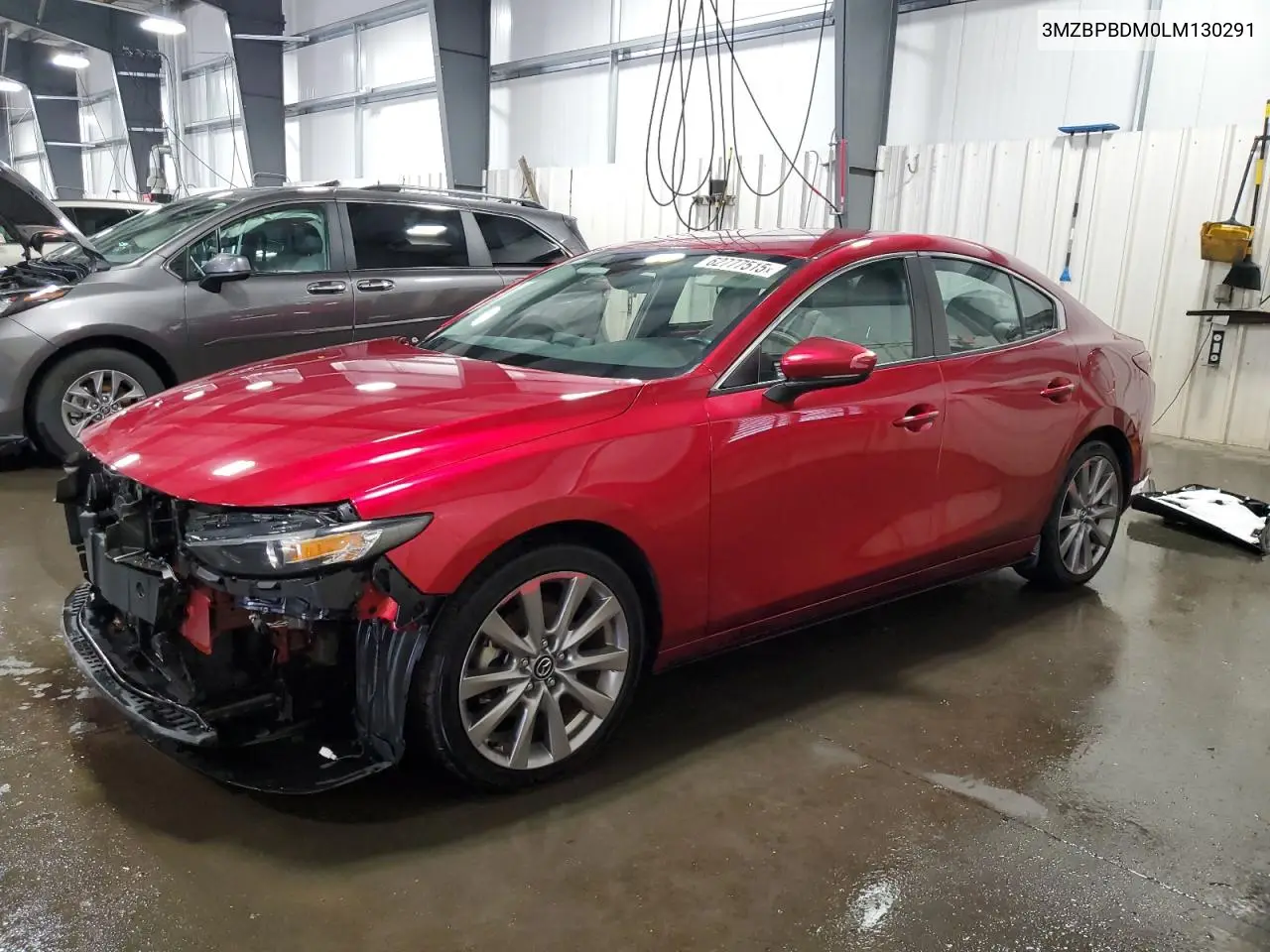 2020 Mazda 3 Preferred VIN: 3MZBPBDM0LM130291 Lot: 62777515