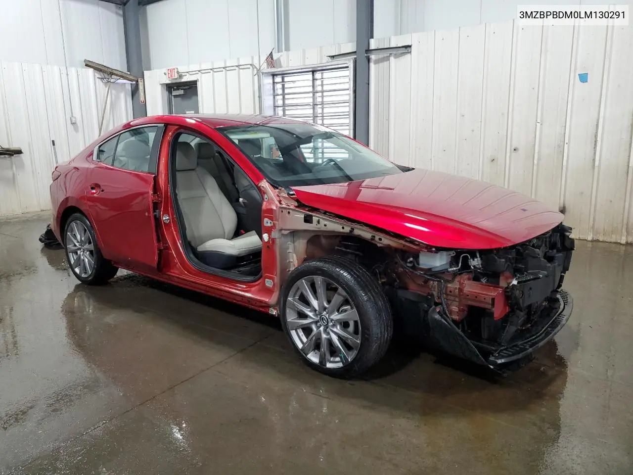 2020 Mazda 3 Preferred VIN: 3MZBPBDM0LM130291 Lot: 62777515