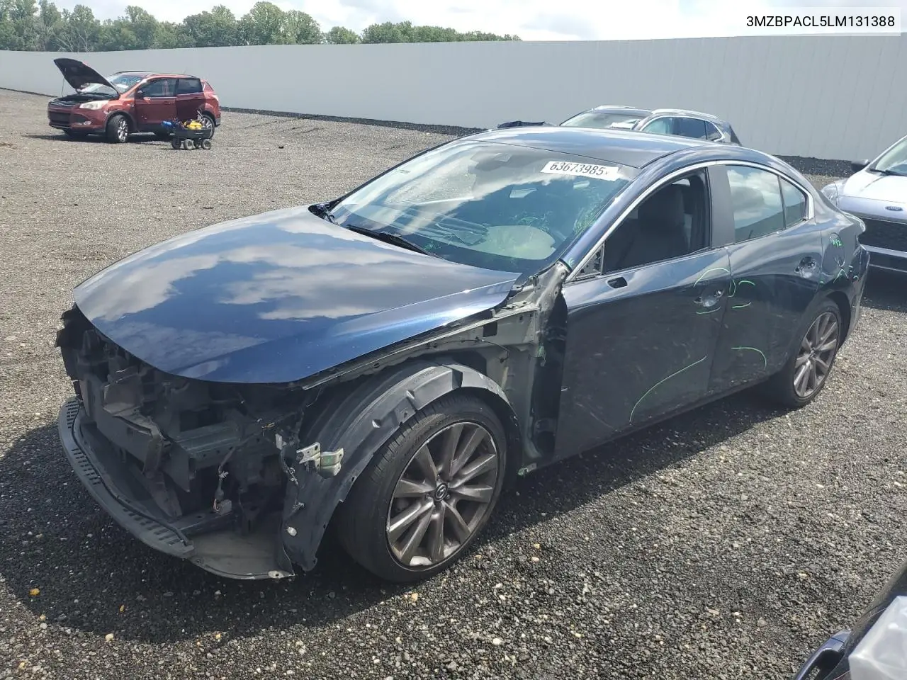 2020 Mazda 3 Select VIN: 3MZBPACL5LM131388 Lot: 63673985