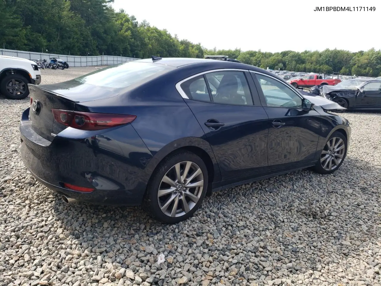 2020 Mazda 3 Preferred VIN: JM1BPBDM4L1171149 Lot: 64123655