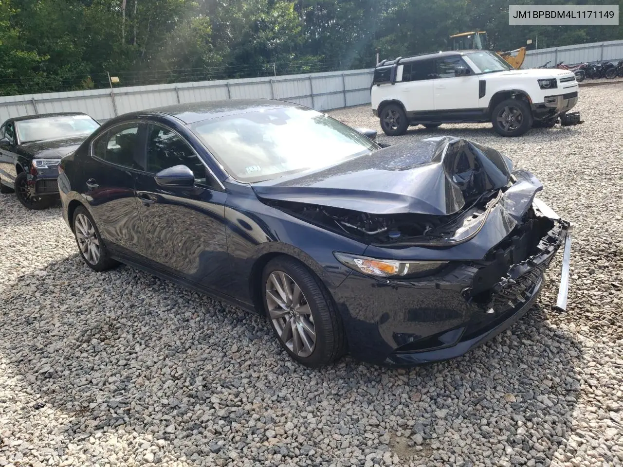 2020 Mazda 3 Preferred VIN: JM1BPBDM4L1171149 Lot: 64123655