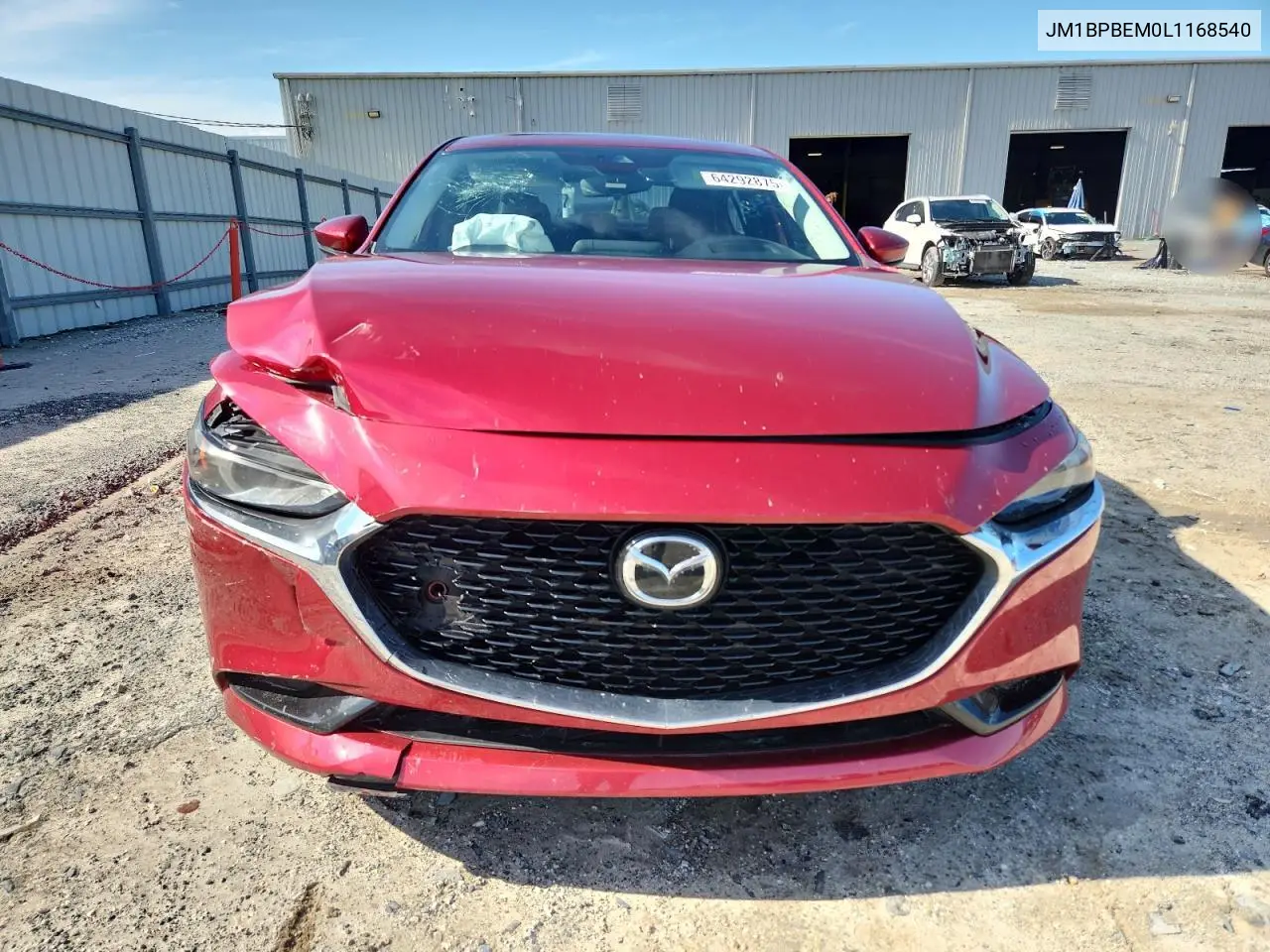 2020 Mazda 3 Premium VIN: JM1BPBEM0L1168540 Lot: 64292875