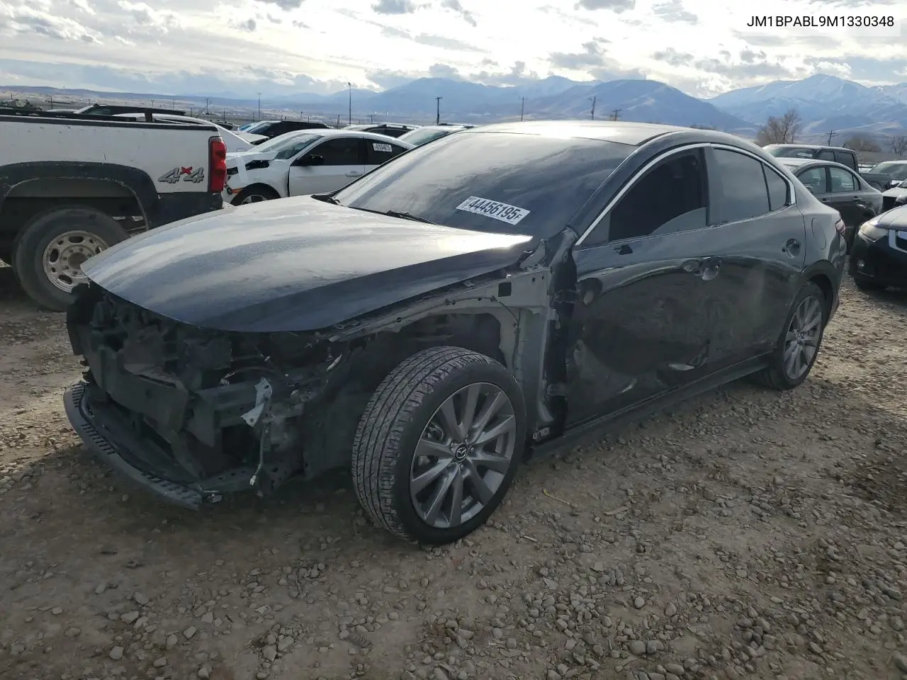 2021 Mazda 3 Select VIN: JM1BPABL9M1330348 Lot: 44456195
