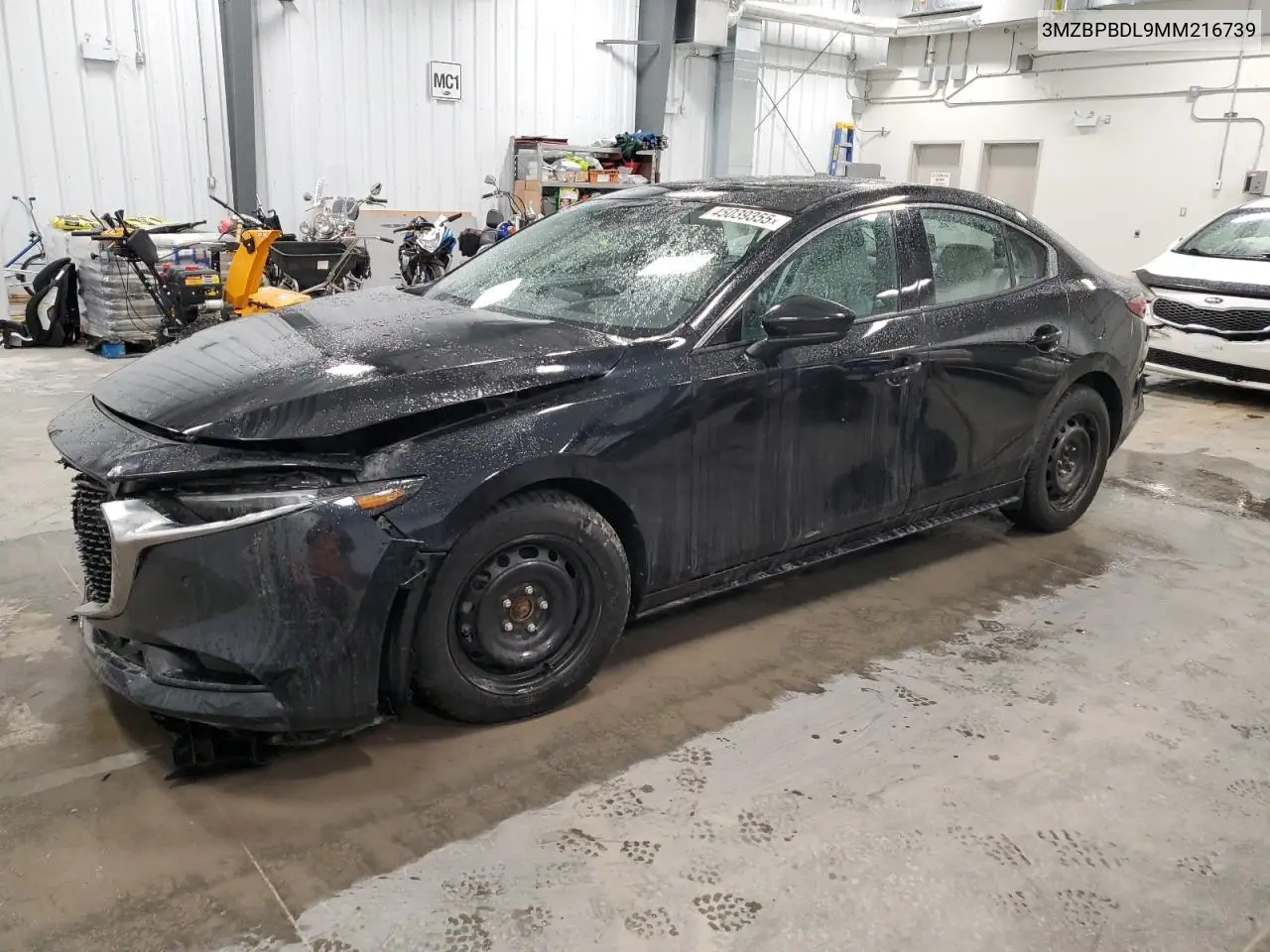 2021 Mazda 3 Premium VIN: 3MZBPBDL9MM216739 Lot: 45039355