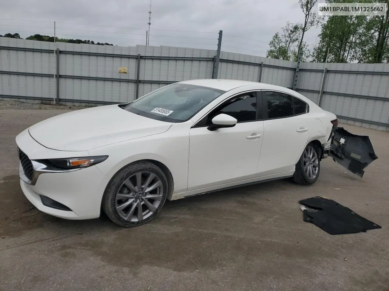 2021 Mazda 3 Select VIN: JM1BPABL1M1325662 Lot: 51455655