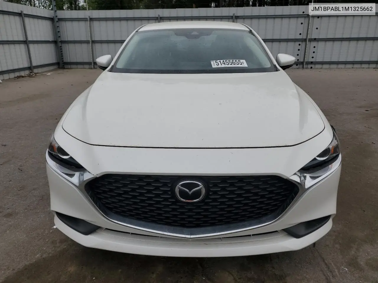 2021 Mazda 3 Select VIN: JM1BPABL1M1325662 Lot: 51455655