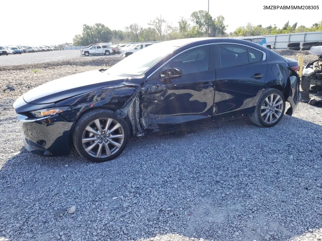 2021 Mazda 3 Select VIN: 3MZBPABM5MM208305 Lot: 53282645