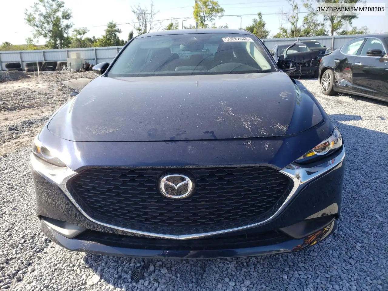 2021 Mazda 3 Select VIN: 3MZBPABM5MM208305 Lot: 53282645