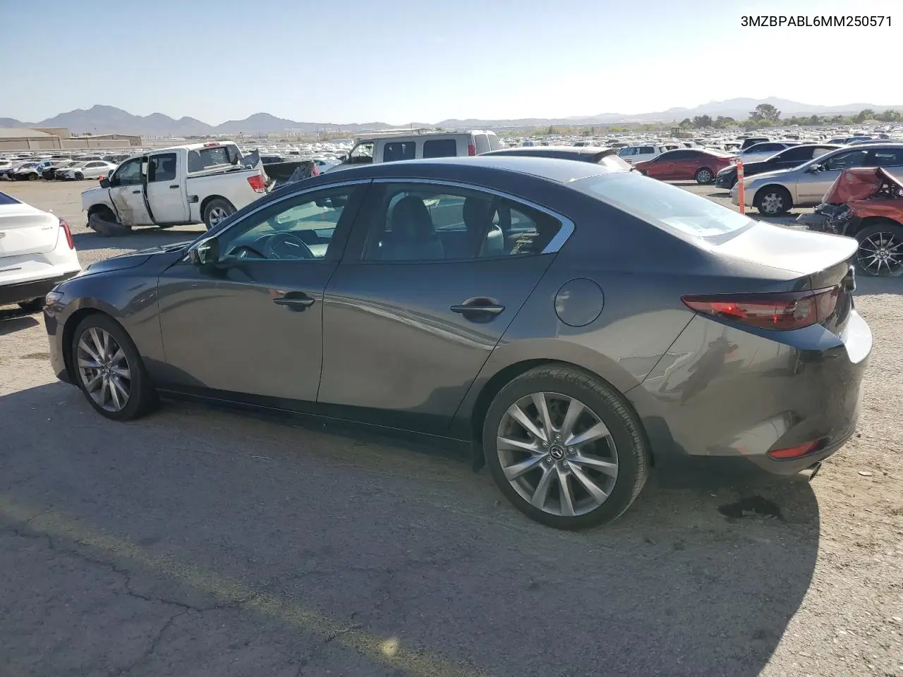 2021 Mazda 3 Select VIN: 3MZBPABL6MM250571 Lot: 54455515