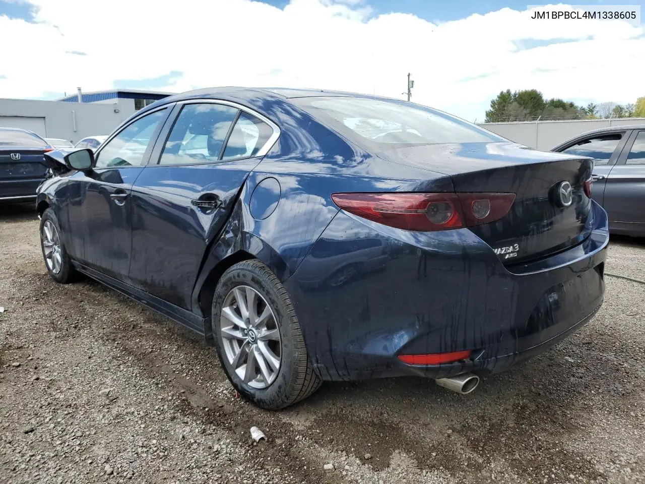 2021 Mazda 3 Preferred VIN: JM1BPBCL4M1338605 Lot: 55595605