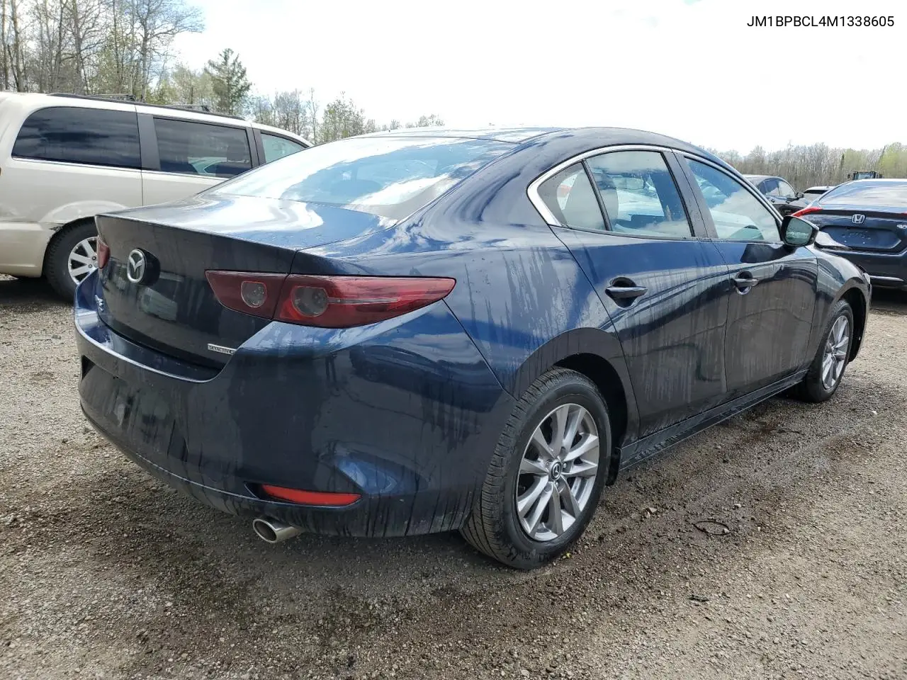 2021 Mazda 3 Preferred VIN: JM1BPBCL4M1338605 Lot: 55595605