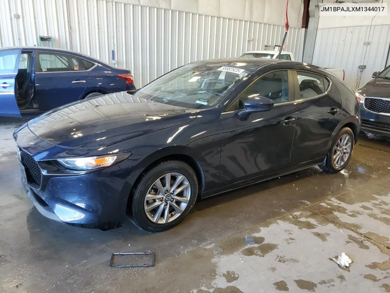 2021 Mazda 3 VIN: JM1BPAJLXM1344017 Lot: 55882925