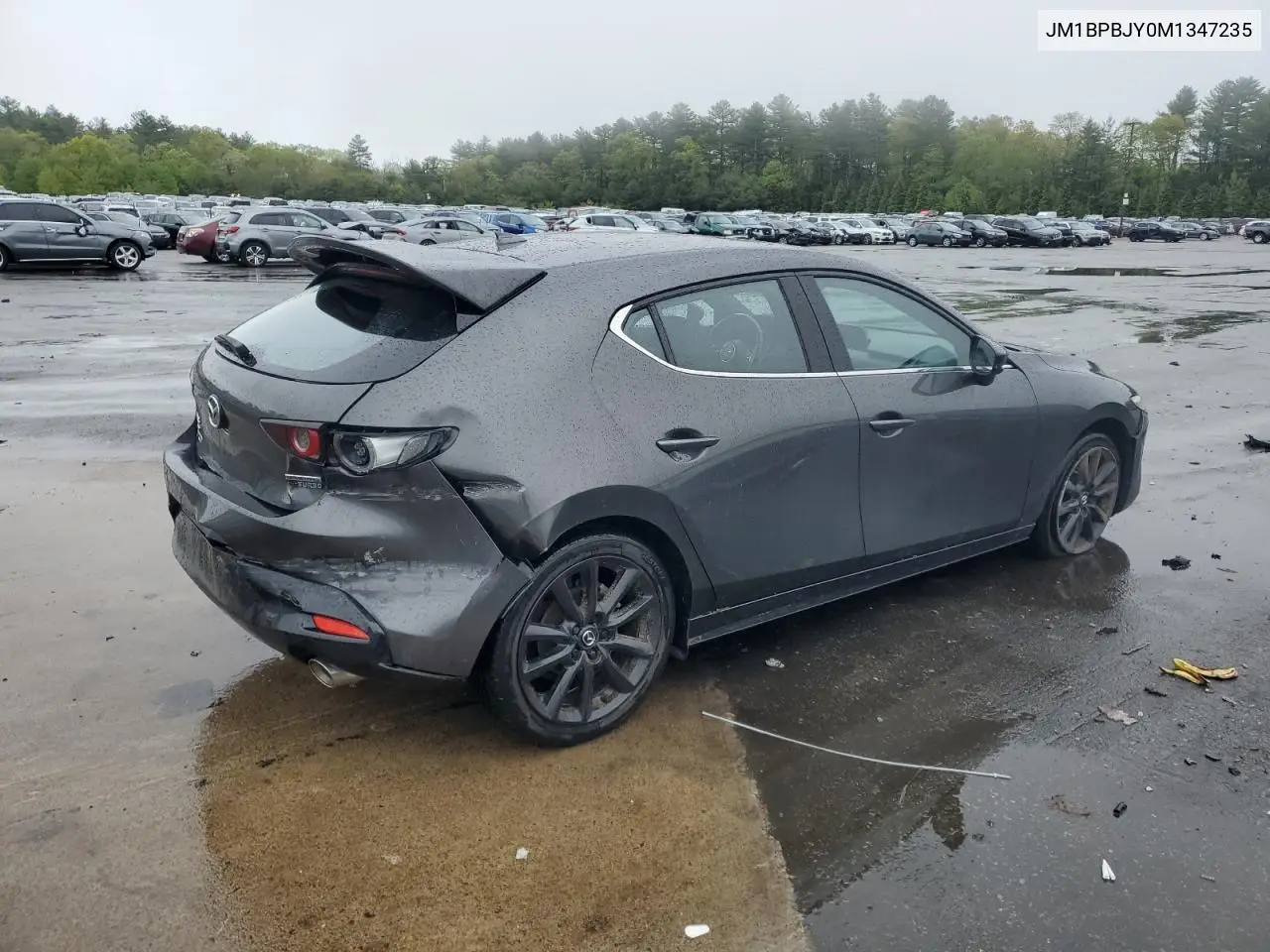 2021 Mazda 3 VIN: JM1BPBJY0M1347235 Lot: 56140395