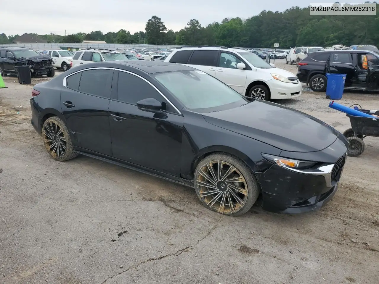 2021 Mazda 3 Preferred VIN: 3MZBPACL6MM252318 Lot: 56208265
