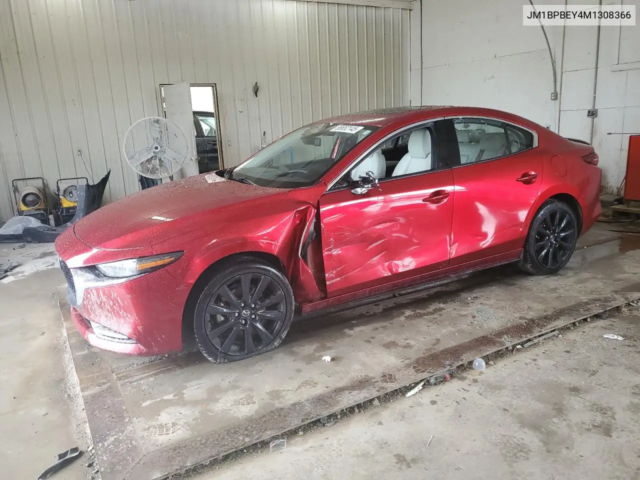 2021 Mazda 3 Premium Plus VIN: JM1BPBEY4M1308366 Lot: 56652145