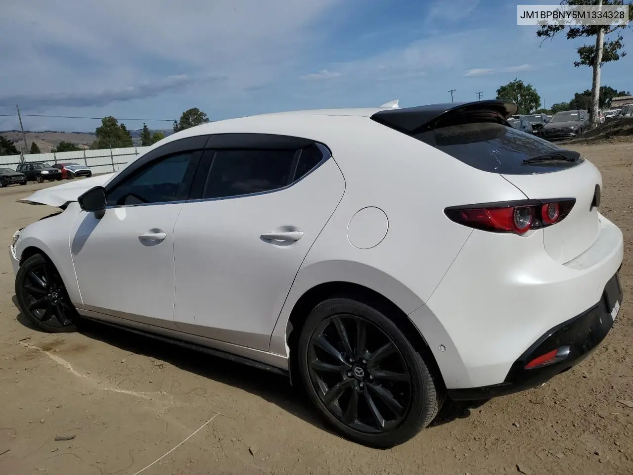 2021 Mazda 3 Premium Plus VIN: JM1BPBNY5M1334328 Lot: 56887545