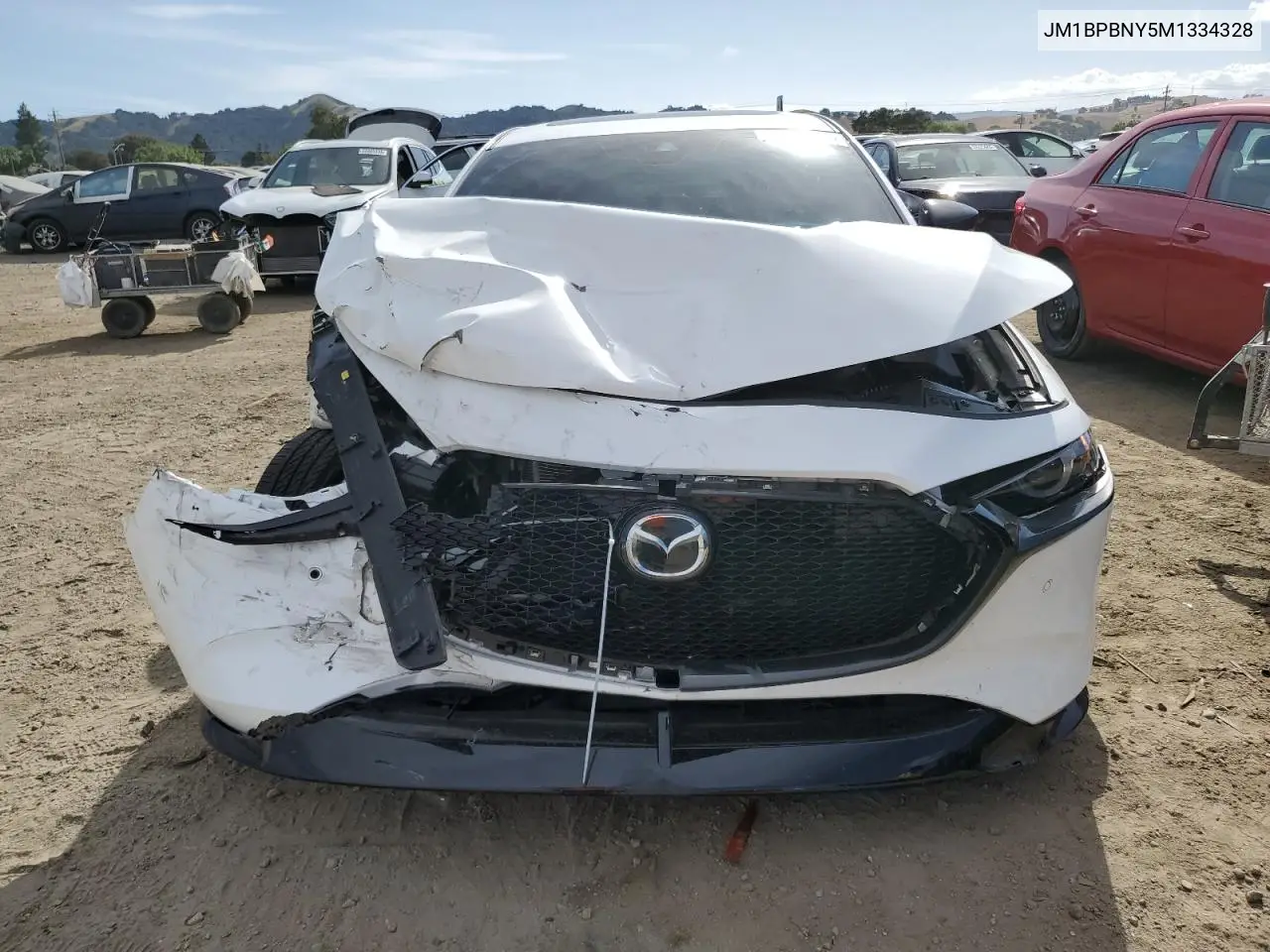 2021 Mazda 3 Premium Plus VIN: JM1BPBNY5M1334328 Lot: 56887545