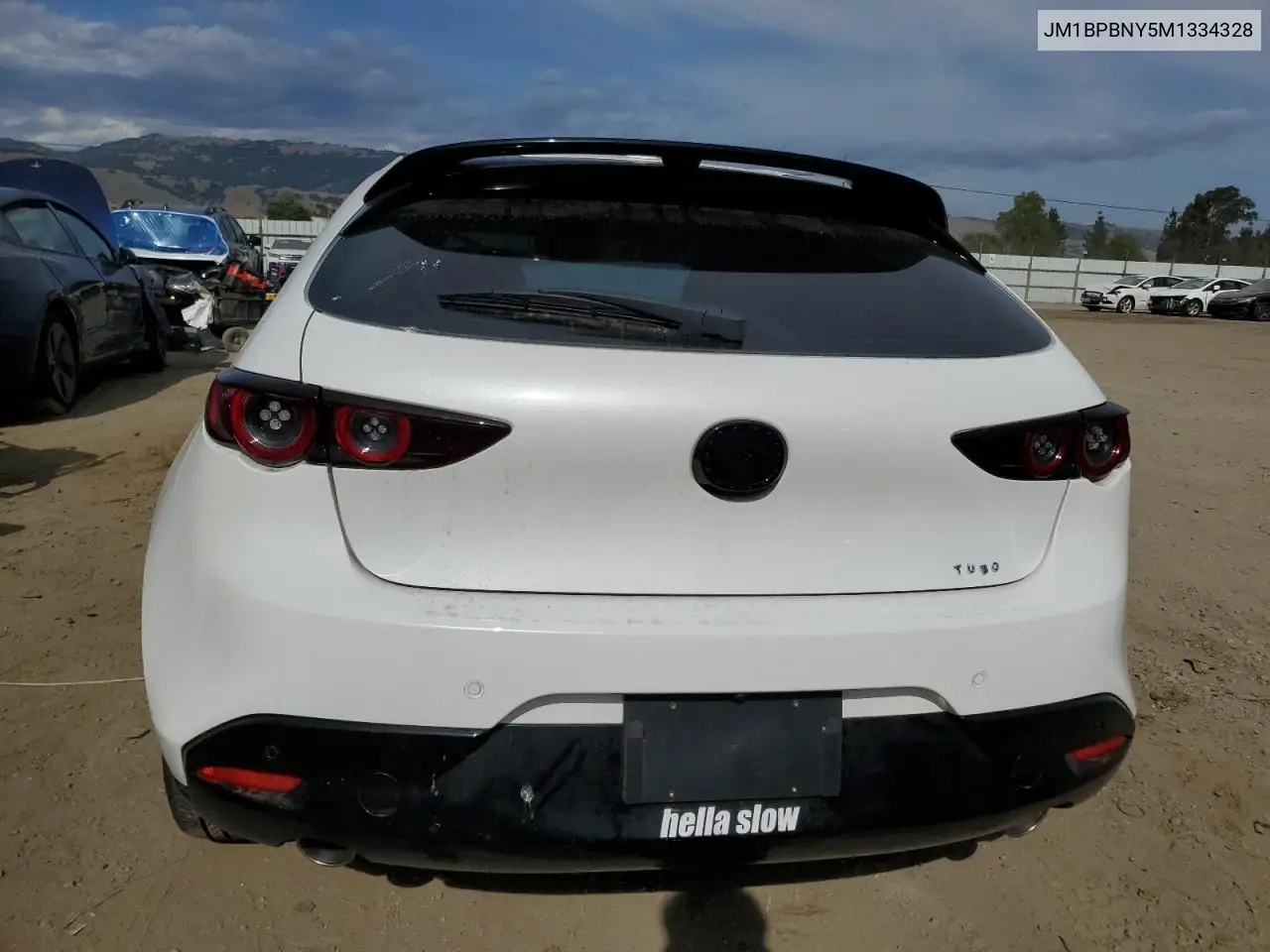 2021 Mazda 3 Premium Plus VIN: JM1BPBNY5M1334328 Lot: 56887545