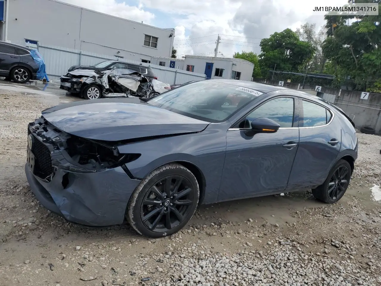 2021 Mazda 3 Premium VIN: JM1BPAML5M1341716 Lot: 56893875