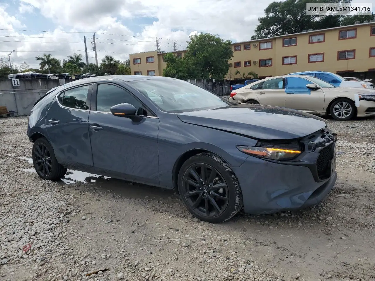 2021 Mazda 3 Premium VIN: JM1BPAML5M1341716 Lot: 56893875