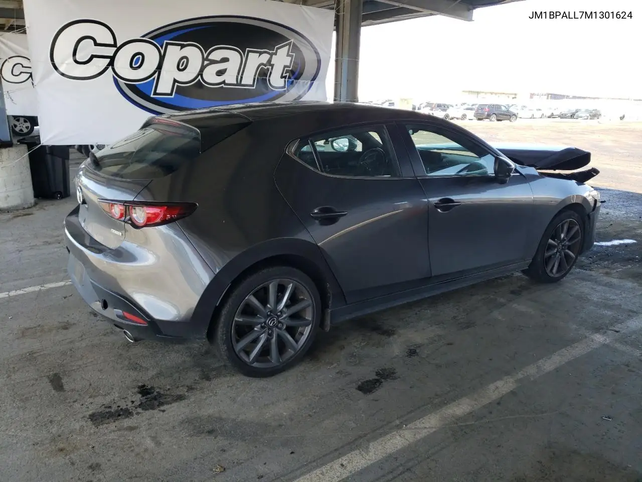 2021 Mazda 3 Preferred VIN: JM1BPALL7M1301624 Lot: 56896675