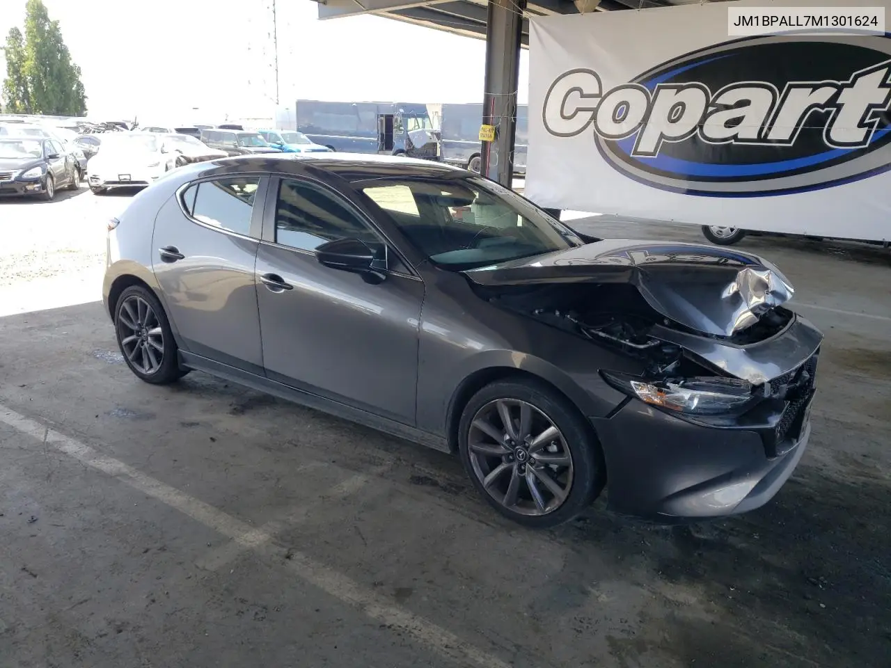 2021 Mazda 3 Preferred VIN: JM1BPALL7M1301624 Lot: 56896675