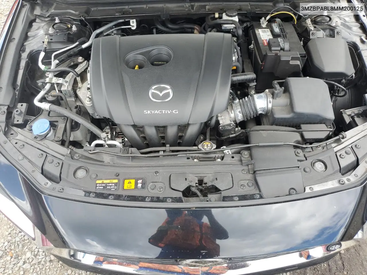 2021 Mazda 3 Select VIN: 3MZBPABL8MM200125 Lot: 56924555