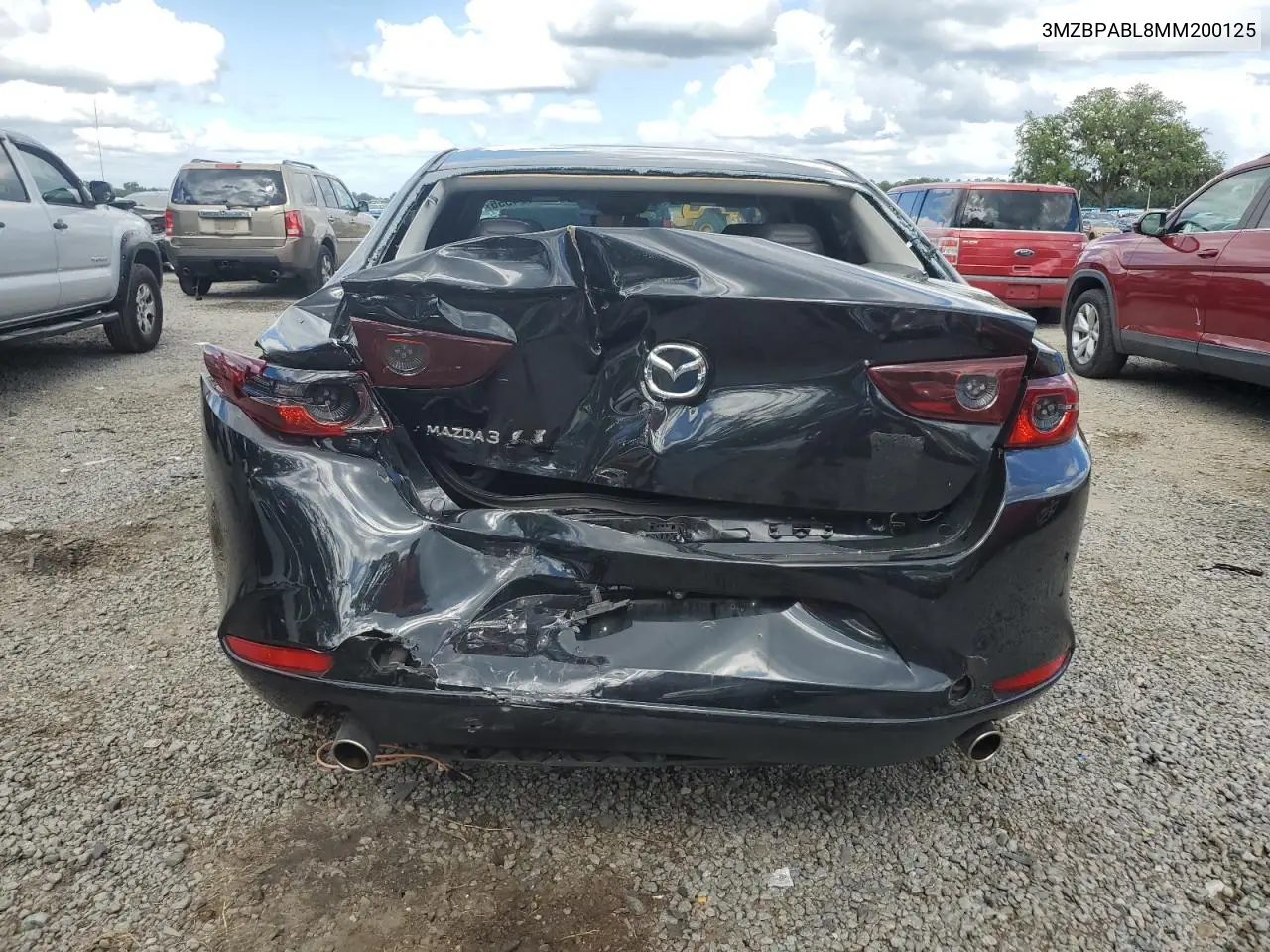 2021 Mazda 3 Select VIN: 3MZBPABL8MM200125 Lot: 56924555