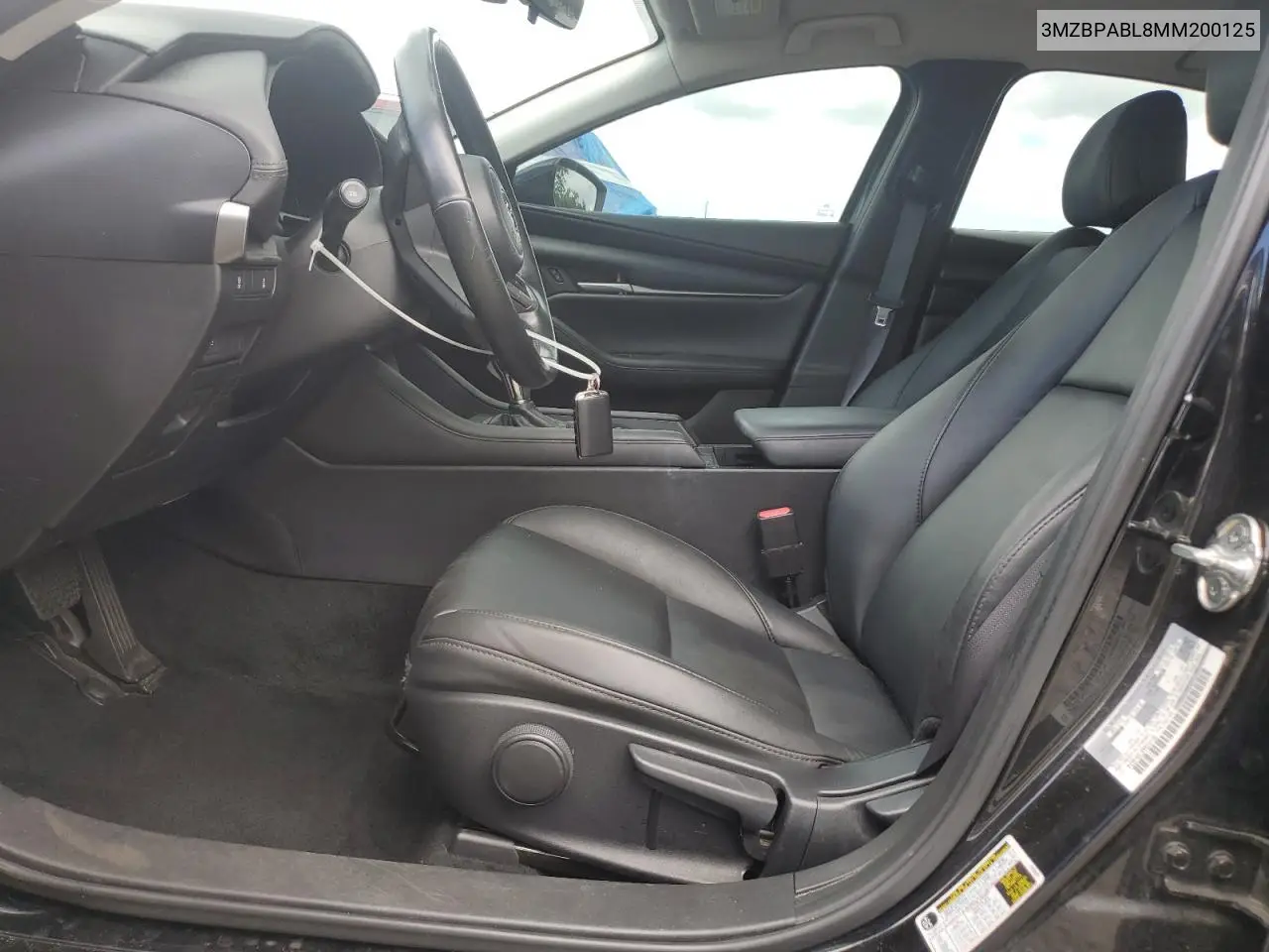 2021 Mazda 3 Select VIN: 3MZBPABL8MM200125 Lot: 56924555