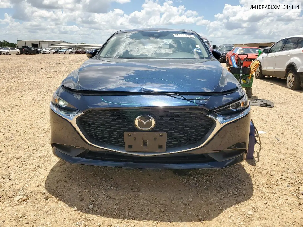 2021 Mazda 3 Select VIN: JM1BPABLXM1344114 Lot: 60932735