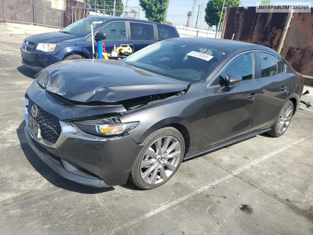 2021 Mazda 3 Select VIN: JM1BPABL0M1330769 Lot: 61228365
