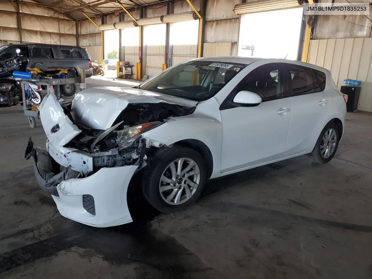 2021 Mazda 3 I VIN: JM1BL1MP9D1835253 Lot: 61829095