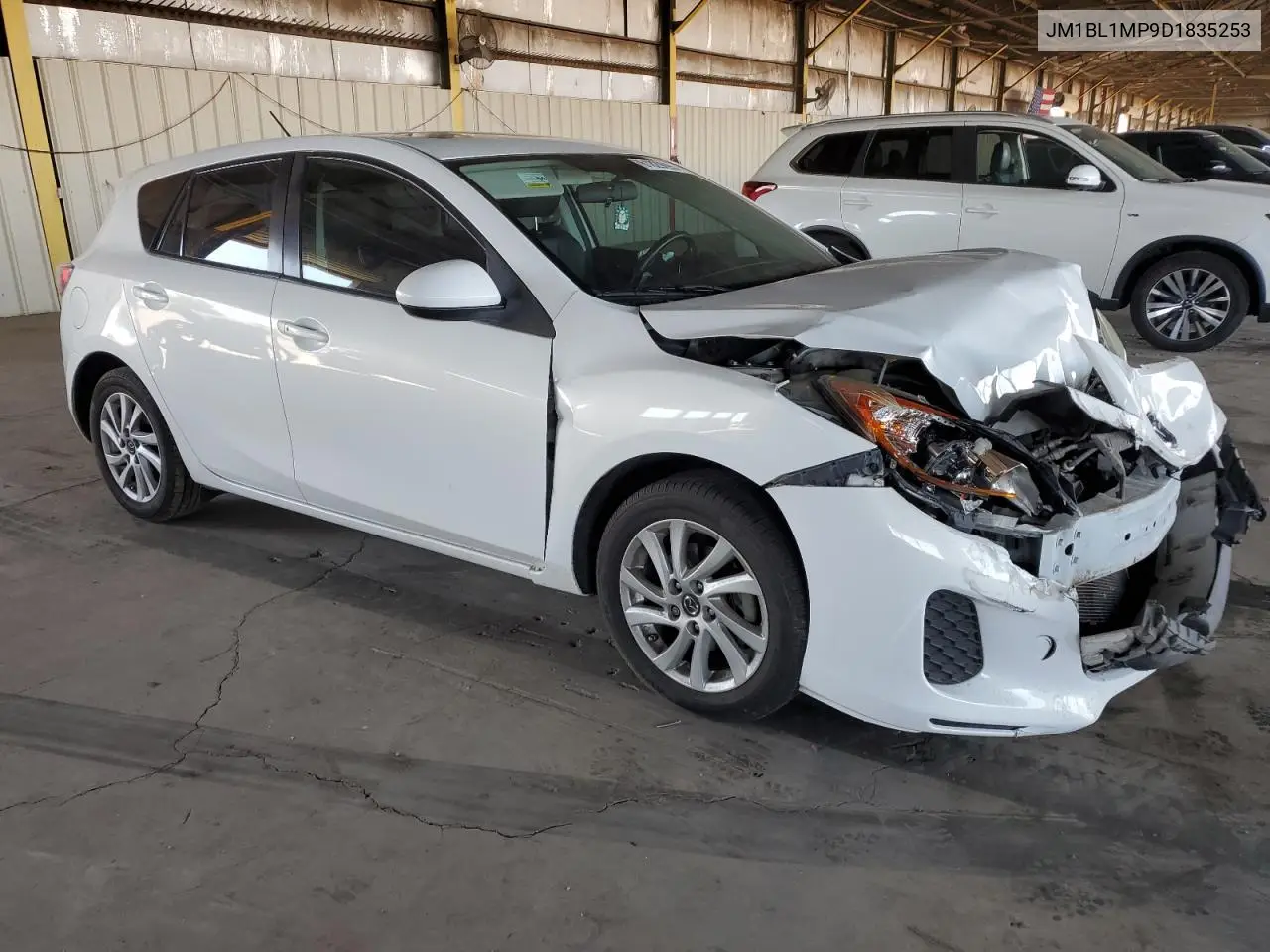 2021 Mazda 3 I VIN: JM1BL1MP9D1835253 Lot: 61829095