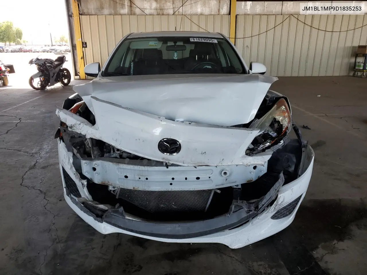 2021 Mazda 3 I VIN: JM1BL1MP9D1835253 Lot: 61829095