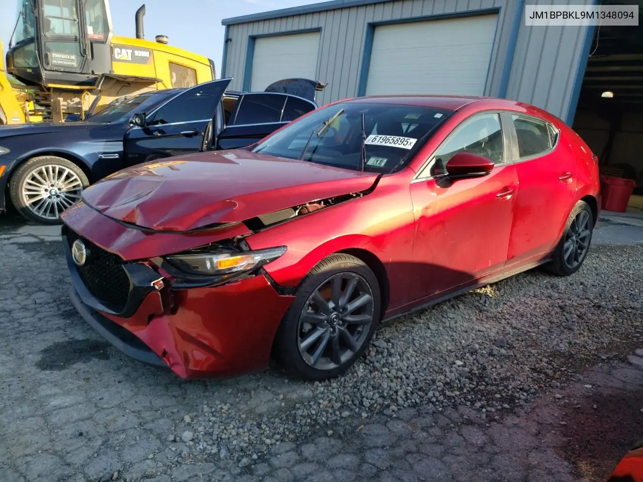 2021 Mazda 3 Select VIN: JM1BPBKL9M1348094 Lot: 61965895