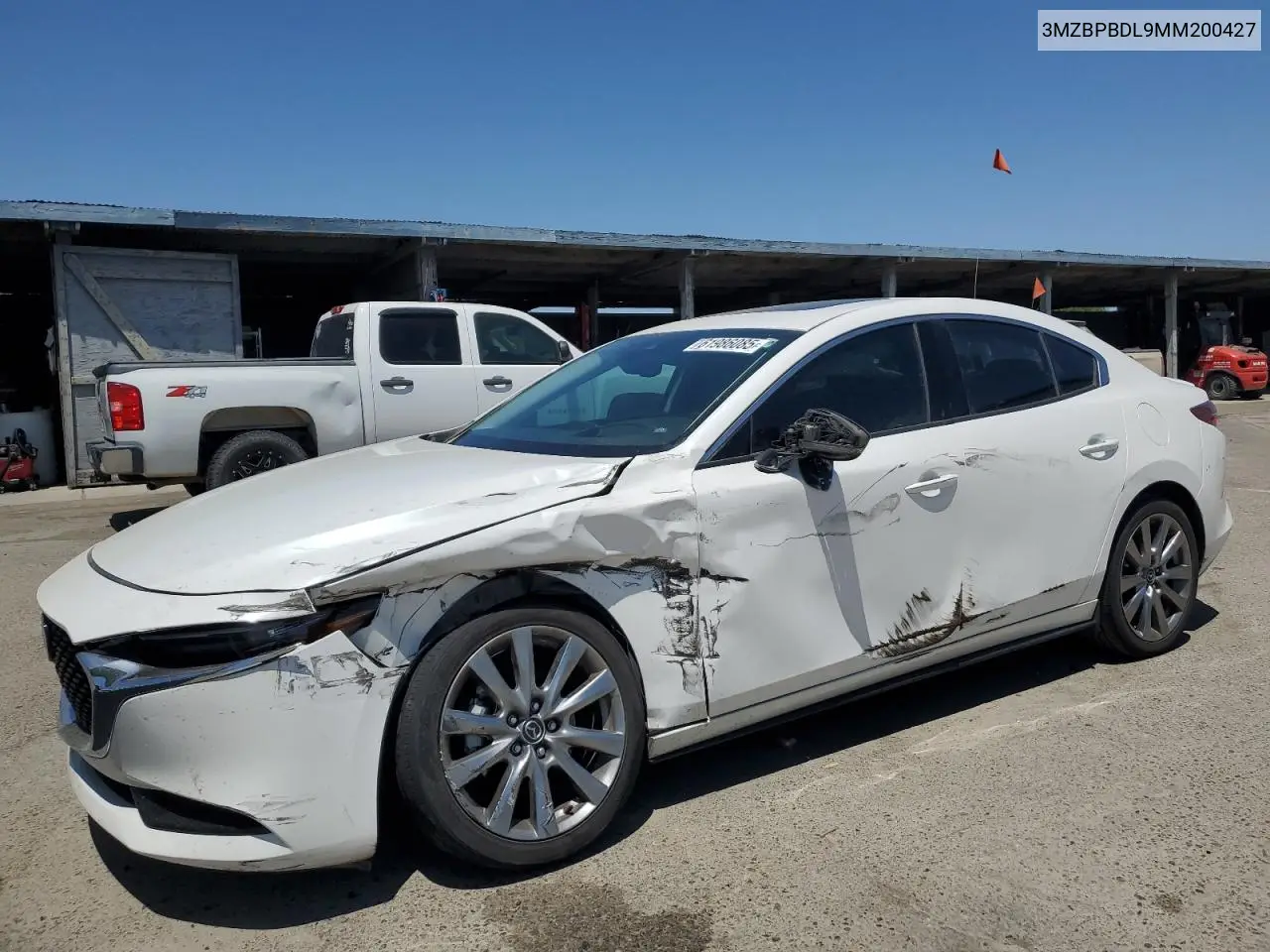 2021 Mazda 3 Premium VIN: 3MZBPBDL9MM200427 Lot: 61986085