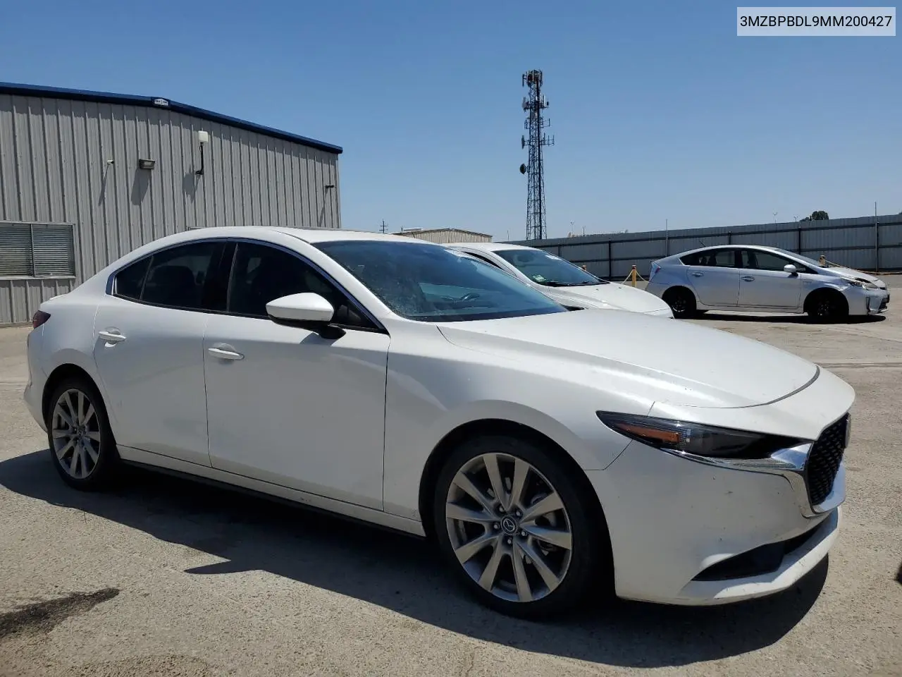 2021 Mazda 3 Premium VIN: 3MZBPBDL9MM200427 Lot: 61986085