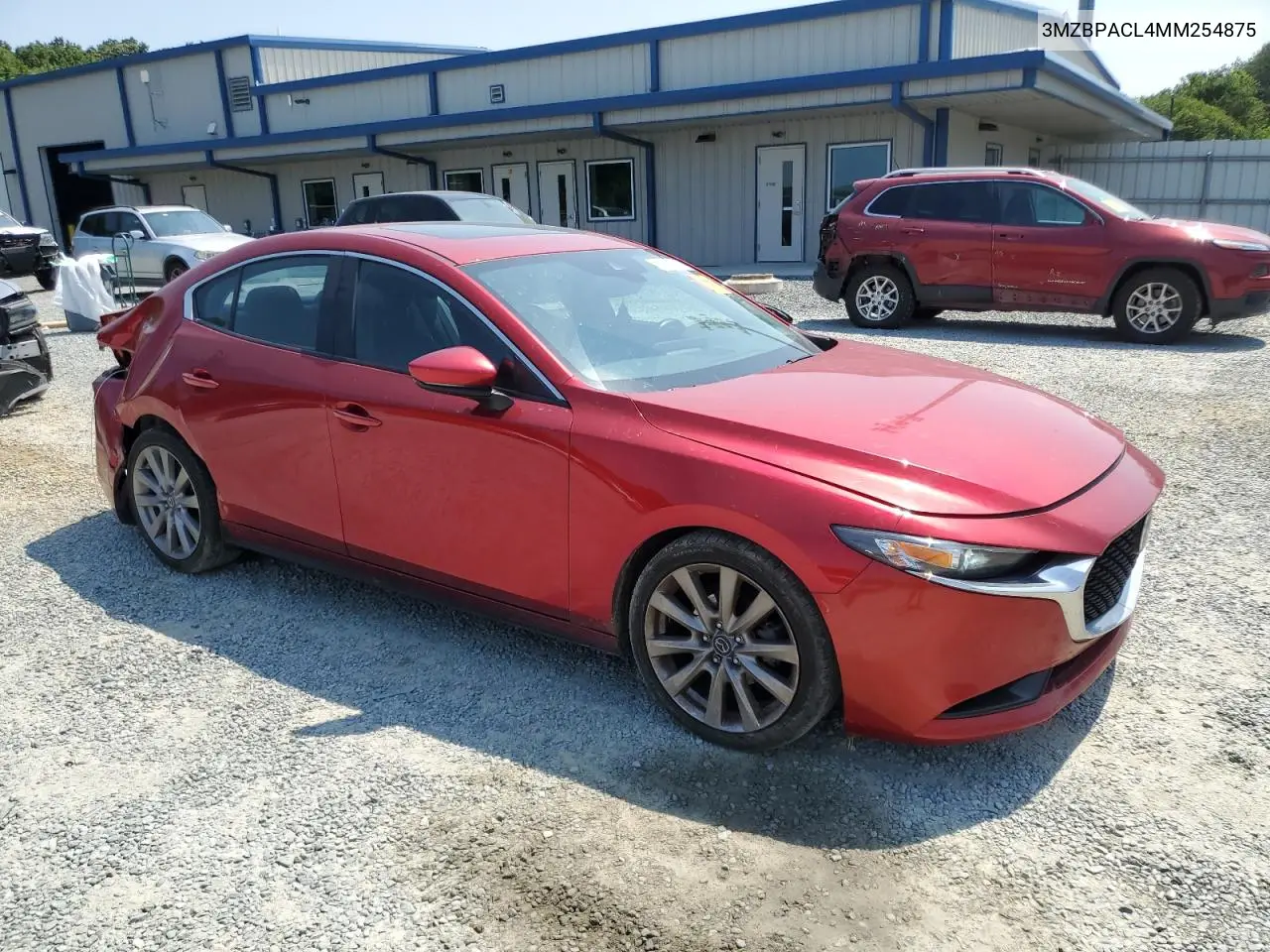 2021 Mazda 3 Preferred VIN: 3MZBPACL4MM254875 Lot: 62058245