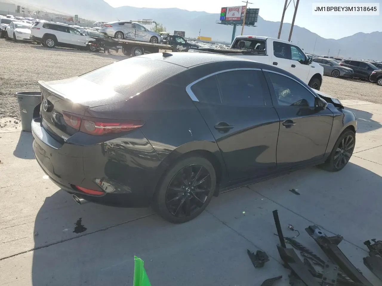 2021 Mazda 3 Premium Plus VIN: JM1BPBEY3M1318645 Lot: 62216935