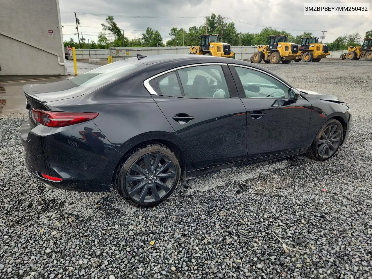 2021 Mazda 3 Premium Plus VIN: 3MZBPBEY7MM250432 Lot: 62285295