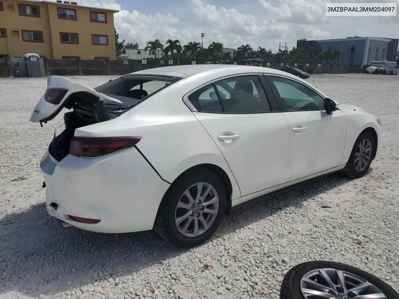 2021 Mazda 3 VIN: 3MZBPAAL3MM204097 Lot: 62339935