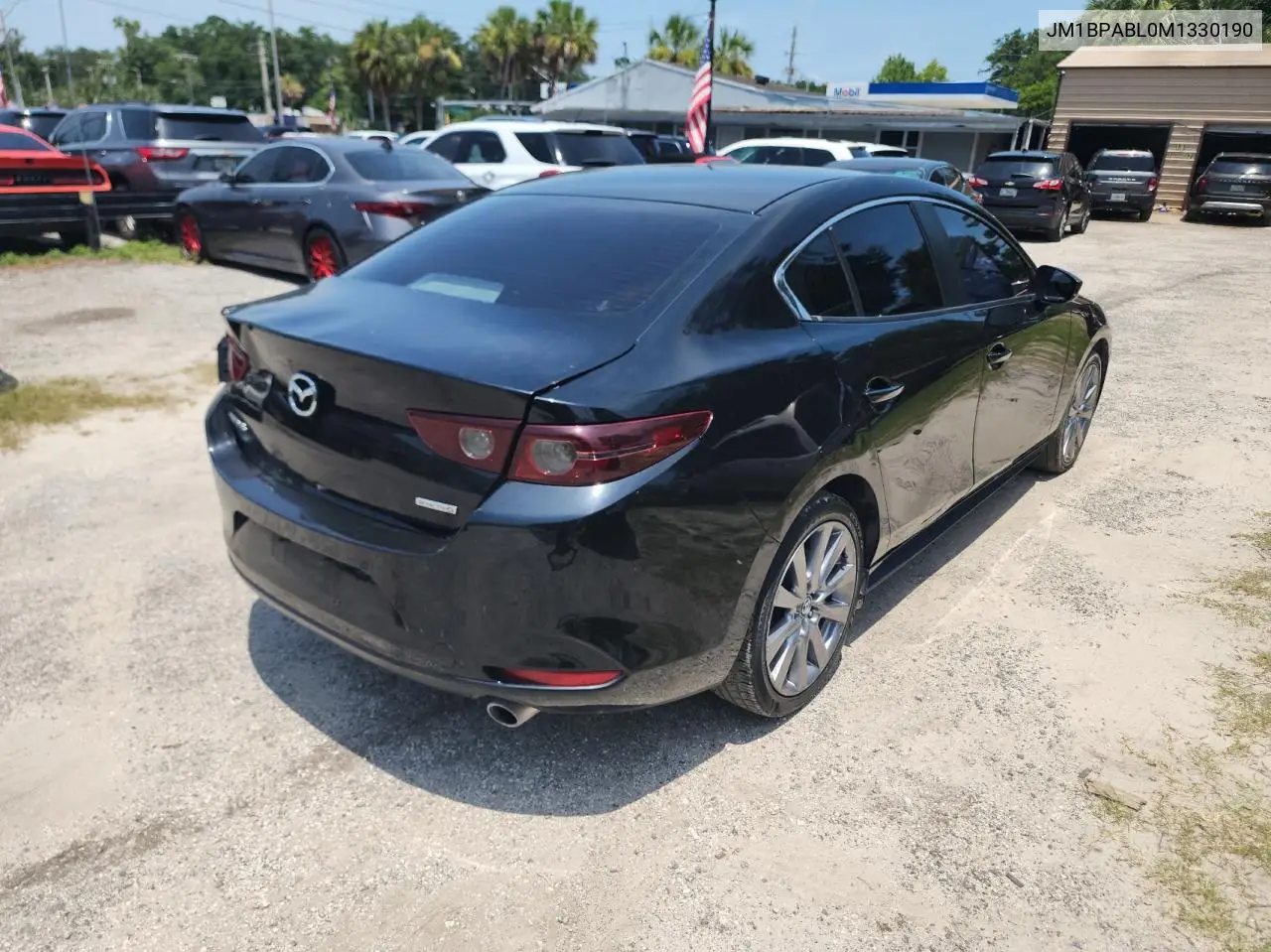 2021 Mazda 3 Select VIN: JM1BPABL0M1330190 Lot: 62727635